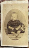 Cumpara ieftin FOTO VECHE PE CARTON,ATELIER NESPECIFICAT/SFARSIT DE SEC.XIX/ d:100 x 60mm.