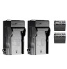 Set 2 Baterii Neewer 6600mAh pentru baterie Li-ion Sony NP-F970 + 2 incarcatoare Neewer