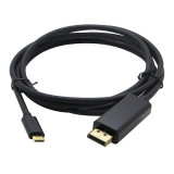 Cablu convertor USB-C 3.1 Tip C catre Displayport DP pentru laptop, telefon, PC, suporta 4k, compatibil Macbook Pro / Air, Samsung S8 S9 S10 S20, Note