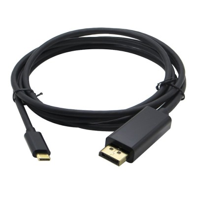 Cablu convertor USB-C 3.1 Tip C catre Displayport DP pentru laptop, telefon, PC, suporta 4k, compatibil Macbook Pro / Air, Samsung S8 S9 S10 S20, Note foto