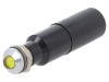 Lampă LED galbenă convexă 230VAC &Oslash;8mm IP67 7mcd