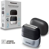 Aparat de ras compact Panasonic Seria 700 ES-CM3BKS503, 3 lame, Japanese blade technlogy, senzor pentru barba, motor liniar ultra-rapid, 45min autonom