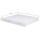 Mahle Filtru, aer habitaclu