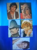 HOPCT LOT NR 1403 -ACTORI/ ARTISTI-5 CARTI POSTALE-NECIRCULATE