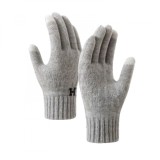 Manusi de Barbat, Model H, Functie Touchscreen (ecran tactil), Material Acril Tricotat, Manseta Elastica, Interior Catifelat