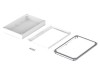 Carcasă desktop BOPLA BoVersa policarbonat IP68 185x275x73mm alb transparent