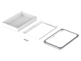 Carcasă desktop BOPLA BoVersa policarbonat IP68 185x275x73mm alb transparent
