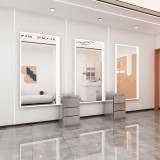 Consolă profesională pentru coafură, frizerie și cosmetică, cu oglindă LED 200x80 PRO acrilic