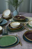 Keramika Set de vesela - Shizen Mix Tetra - 24 bucăți - 6 persoane - Stoneware