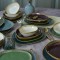 Keramika Set de vesela - Shizen Mix Tetra - 24 bucăți - 6 persoane - Stoneware