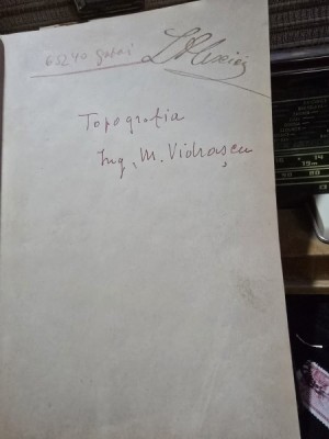 Topografia - M. Vidrascu foto