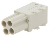 Conector HDC Han-Modular Domino 4-Pin 1 Modul Mamă