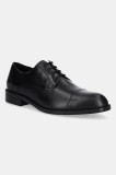 BOSS pantofi de piele Tayil barbati, culoarea negru, 50543422