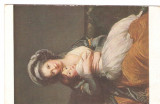 Carte postala, reproducere Portret doamna VIGEE-LEBRUN Luvru, Necirculata, Printata