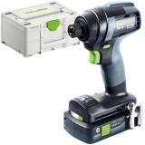 Festool TID 18 - Masina de insurubat cu impact cu 1 acumulator Li-Ion 18 V 4 Ah 180 Nm M8 valiza speciala