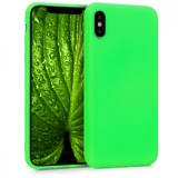 Husa pentru Apple iPhone X / iPhone XS, Silicon, Verde, 43940.44, Carcasa, Kwmobile
