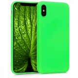 Husa pentru Apple iPhone X / iPhone XS, Silicon, Verde, 43940.44, Carcasa