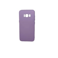Husa silicon soft-touch compatibila cu Samsung S8 Mov Lila