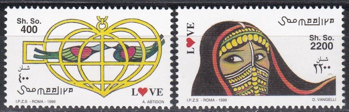 Somalia 1999 - Timbre de felicitare, MNH
