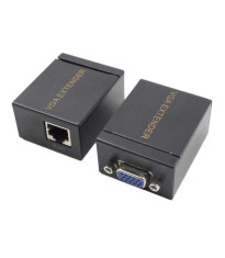 Set adaptor prelungire VGA prin RJ45 CAT5/6/7 maxim 60m 1080P 2buc/set foto
