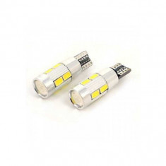 LED de Pozitie Canbus T10 12V 3.5W 300lm 6000K set 2buc CAN121 Carguard