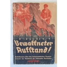 Insurectia armata, Bewaffneter Aufstand, Adolf Ehrt, Berlin 1933