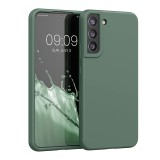 Husa compatibila cu samsung galaxy s23 plus, matte efect, camera ultra safe, htpmag, verde