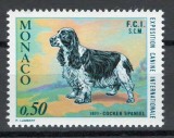 Monaco 1971 Mi 1012 MNH - Expoziție internațională de c&acirc;ini, Monte Carlo, Nestampilat