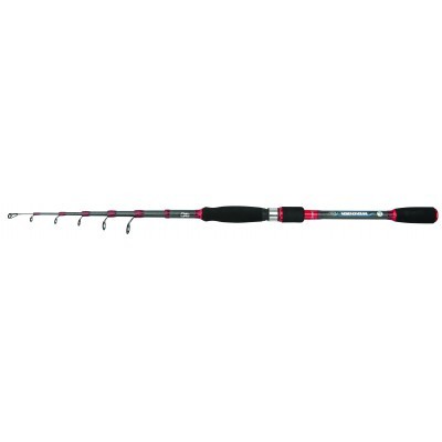 Lanseta carbon telescopica spinning Baracuda Winner 2.7 m A: 5-25 g, 7 tronsoane, pentru salau, biban, clean, pastrav foto