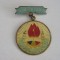 QW9 J 72 - Insigna - tematica pionieri - Pionier de frunte - diametrul 3,2 mm