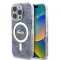 Husa MagSafe pentru Apple iPhone 16 Pro Max, Guess, IML 4G, Albastra