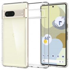 Husa pentru Google Pixel 7, Spigen Ultra Hybrid, Crystal Clear