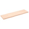 VidaXL Poliță de perete, 180x50x(2-6)cm, lemn masiv de stejar netratat 363601