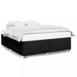 Cumpara ieftin Cadru de pat fara saltea, negru, 180x200 cm, textil