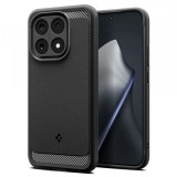 Husa pentru Xiaomi 15T, Spigen, Rugged Armor, Neagra Mata ACS10459