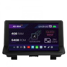 Navigatie Audi Q3 (2011-2018), Android 13, A-Octacore 4GB RAM + 64GB ROM, 9 Inch - AD-BGA9004+AD-BGRKIT427