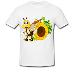 Tricou &amp;quot; Cartoon honey bee &amp;quot; foto