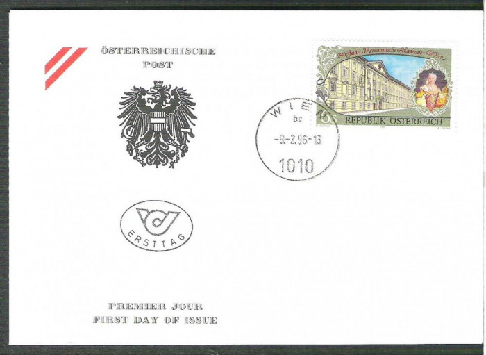 Austria &Ouml;sterreich 1996 250 Jahre Akademie FDC K.203