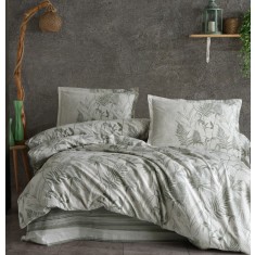 Lenjerie de pat din bumbac 100%, Clasy, pentru pat dublu, model Tuva