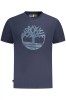 Timberland Tricou SS Tree barbati, cu imprimeu central, Regular fit, Bleumarin, S, L, M