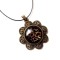 Pandantiv cu rasina si bronz, pandantiv sub forma de floare 40309