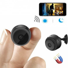 Mini Camera Video Spion cu Microfon WIFI Night-Vision Magnet HIDVCAM foto