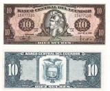 Ecuador 10 Sucres 1986 P-121 UNC