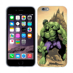 Husa iPhone 6S iPhone 6 Silicon Gel Tpu Model The Hulk foto