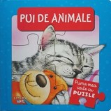 Prima mea carte cu puzzle. Pui de animale - Litera