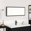 VidaXL Oglindă Pe perete Stejar negru 90 x 8.5 x 37 cm Lemn compozit