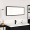 vidaXL Oglindă Pe perete Stejar negru 90 x 8.5 x 37 cm Lemn compozit