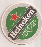 Coaster Heineken Carton - Suport Bere Colecție, Etichete, Sticle, Cani - L2