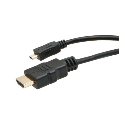 Cablu micro HDMI Carguard, 30 AWG, 2 m, Negru foto