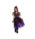 Costum carnaval Vrajitoare Purple Witch pentru copii, marime 110/120 cm ( 4-6 ani)